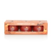 gift set containing three spiced pumpkin yankee candle minis