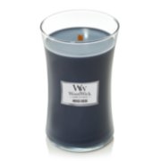hourglass shaped candle in indigo suede scent image number 2