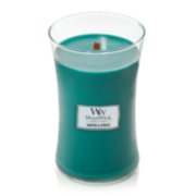 hourglass shaped candle in juniper and spruce scent image number 2