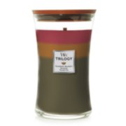 elderberry bourbon and humidor and frasier fir trilogy large jar candle image number 1