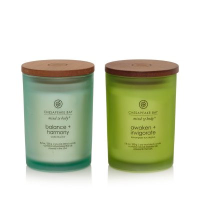 Balance + Harmony (water lily pear) / Awaken + Invigorate (lemongrass eucalyptus)