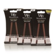 three woodwick coastal sunset auto reeds refill sticks in packaging image number 1