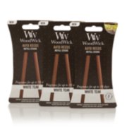 three woodwick white teak auto reeds refill sticks in packaging image number 1