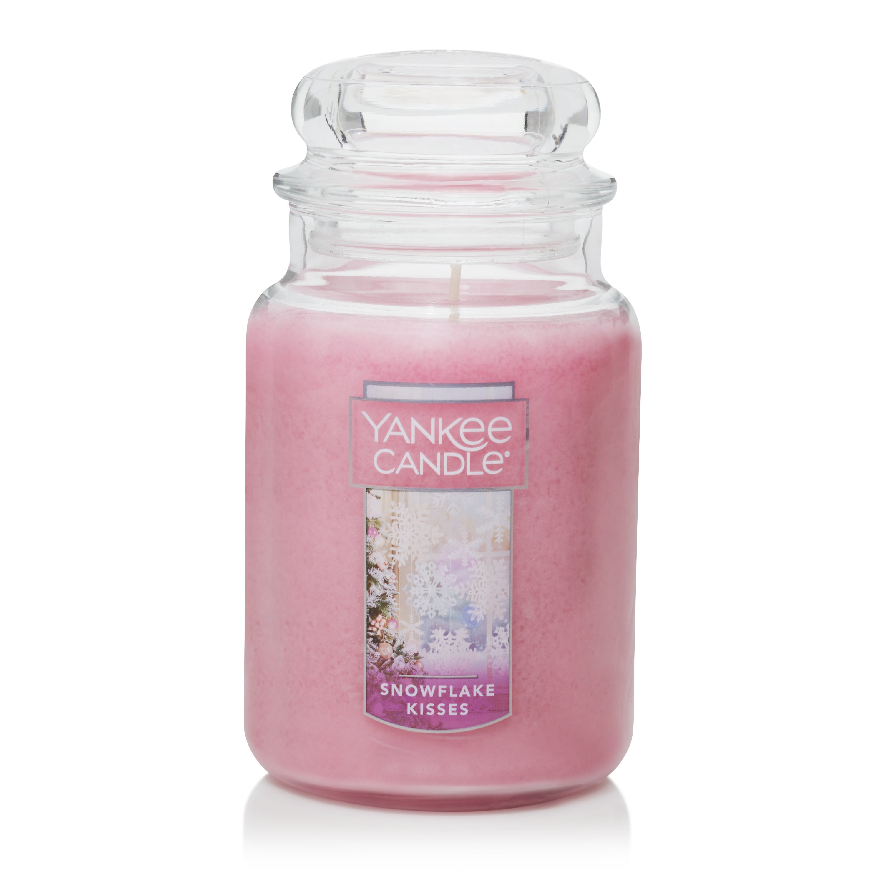 Snowflake Kisses 22 oz. Original Large Jar Candles Large Jar Candles