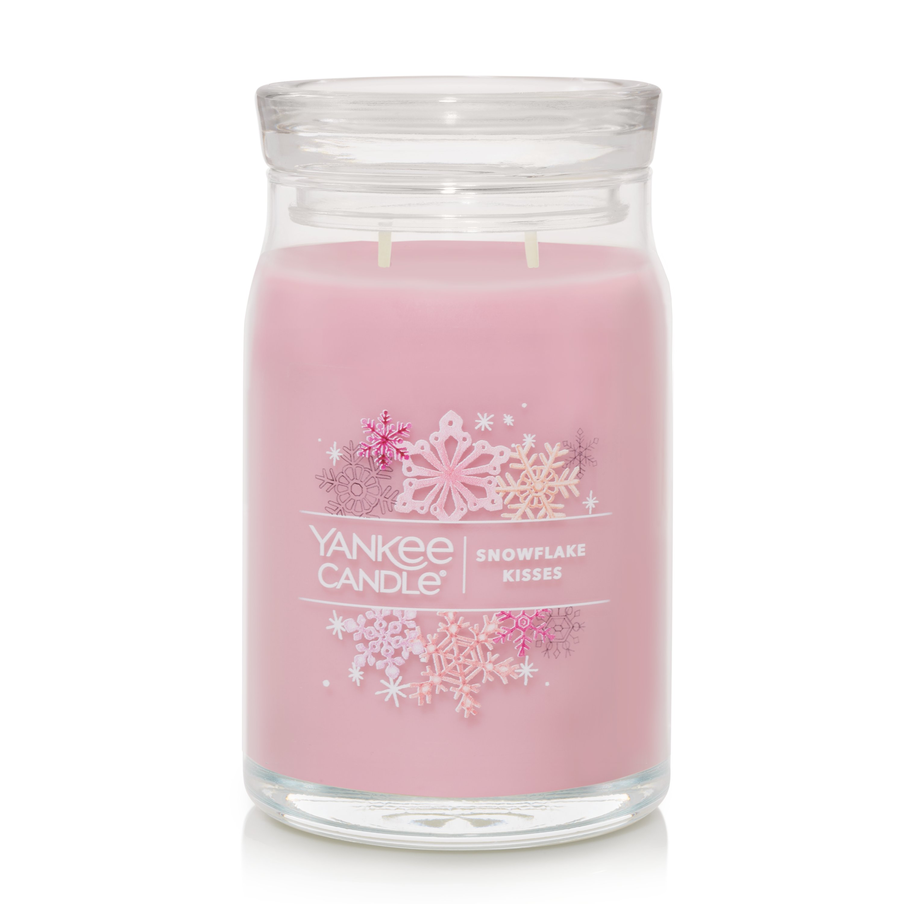 Snowflake Kisses 20 oz. Signature Large Jar Candle Signature Large