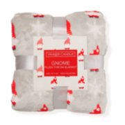folded gnome plush throw blanket in packaging image number 1
