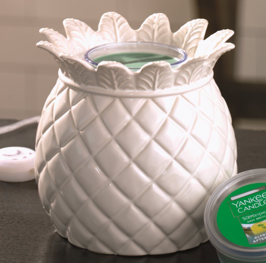 Marble Electric Wax Melts Warmer with Timer & Light - Wax Warmers, Yankee  Candle
