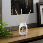 earthenware collection pre fragranced reed diffusers on table image number 1