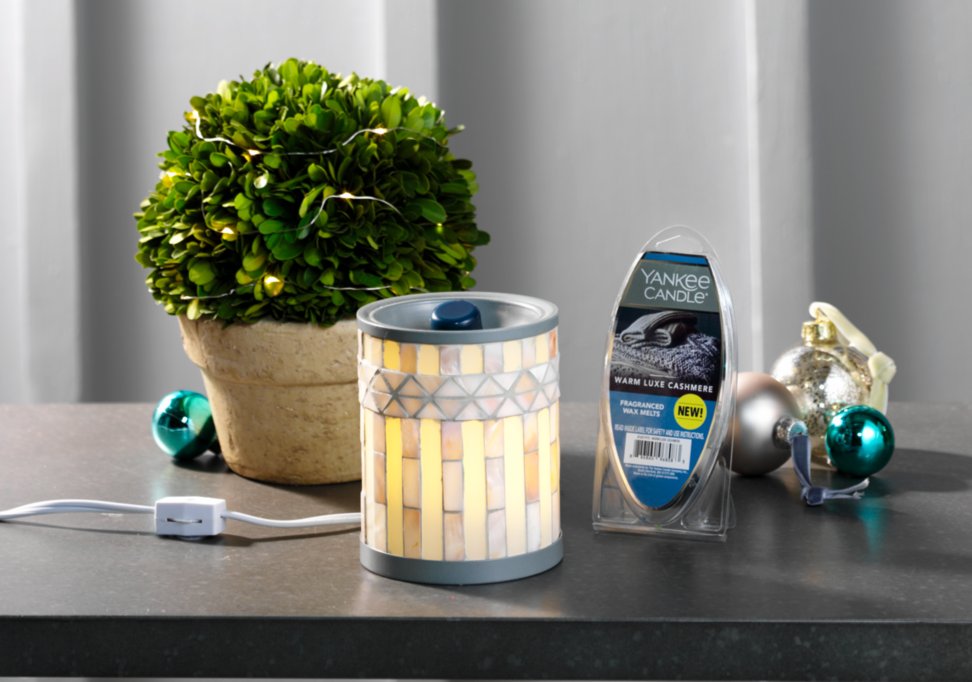 savoy collection with led electric wax warmers with wax luxe cashmere wax melts