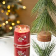 christmas eve signature medium jar candle on table image number 4