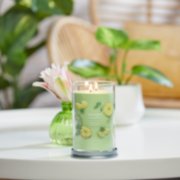 pineapple cilantro signature large tumbler candle on table image number 4