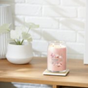 pink sands signature large jar candle lit on side table image number 4