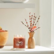 cinnamon stick signature medium jar candle on mantle image number 4