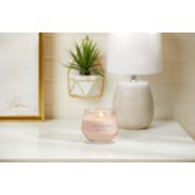 vanilla creme brulee studio collection jar candle on accent table image number 3