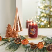 holiday zest signature large jar candle on mantle image number 4