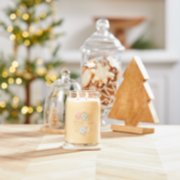 christmas cookie signature large jar candle on table image number 6