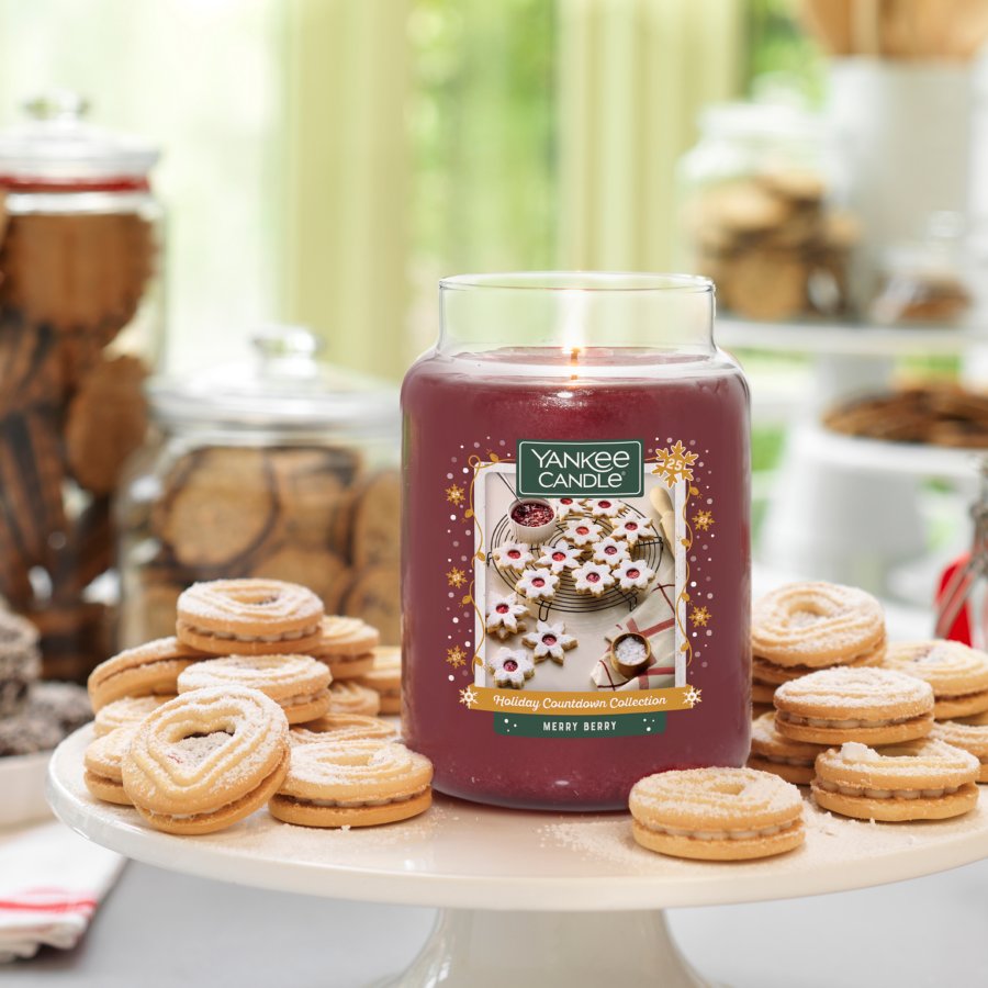 merry berry large jar candle