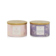 tranquil garden and plumberry crepe cone 3-wick candles image number 4