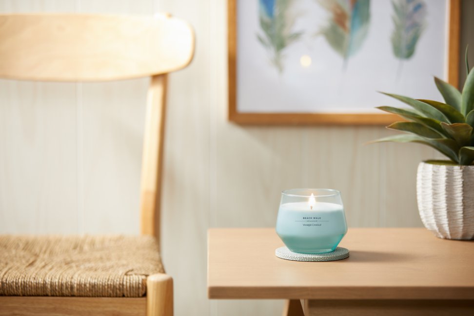 beach walk studio collection large jar candle on accent table