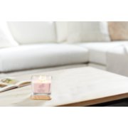 well living collection joyful jasmine and gardenia medium square candle on table image number 3
