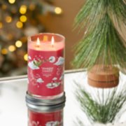christmas eve signature large tumbler candle on table image number 2