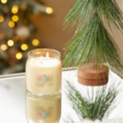 christmas cookie signature medium jar candle on table image number 6