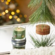 mistletoe signature small tumbler candle on table image number 3