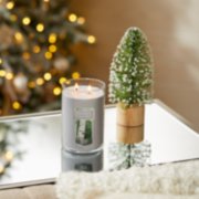 silver birch large two wick tumbler candle on table image number 2