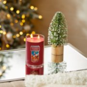 christmas eve large two wick tumbler candle on table image number 3