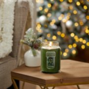 mistletoe original large jar candle on table image number 5