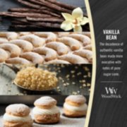photo collage illustrating woodwick vanilla bean fragrances of vanilla bean and sugar cane image number 3