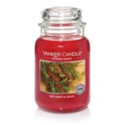 red berry and cedar red candles image number 1