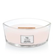 white honey ellipse candle image number 3