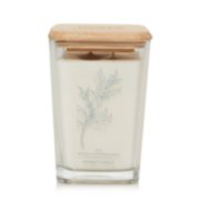 well living collection zen white tea and bergamot large square candle image number 1