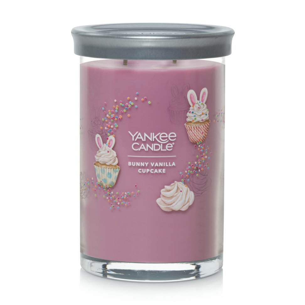 bunny vanilla cupcake signature large tumbler candle