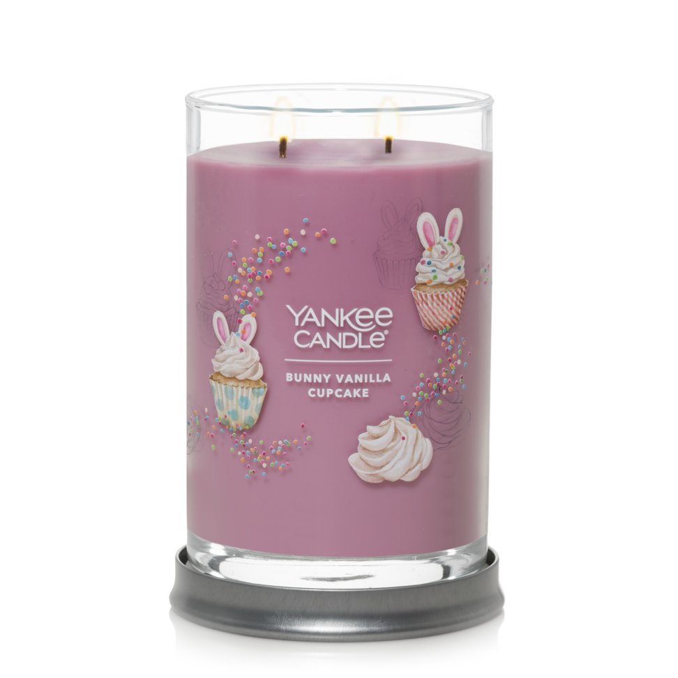 bunny vanilla cupcake signature large tumbler candle