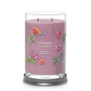 lit rainbow blossoms signature large tumbler candle image number 3