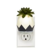 faceted succulent scentplug diffuser with light and scentplug refill in outlet image number 3