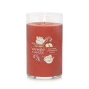 lit sugared cinnamon apple signature medium pillar candle image number 7