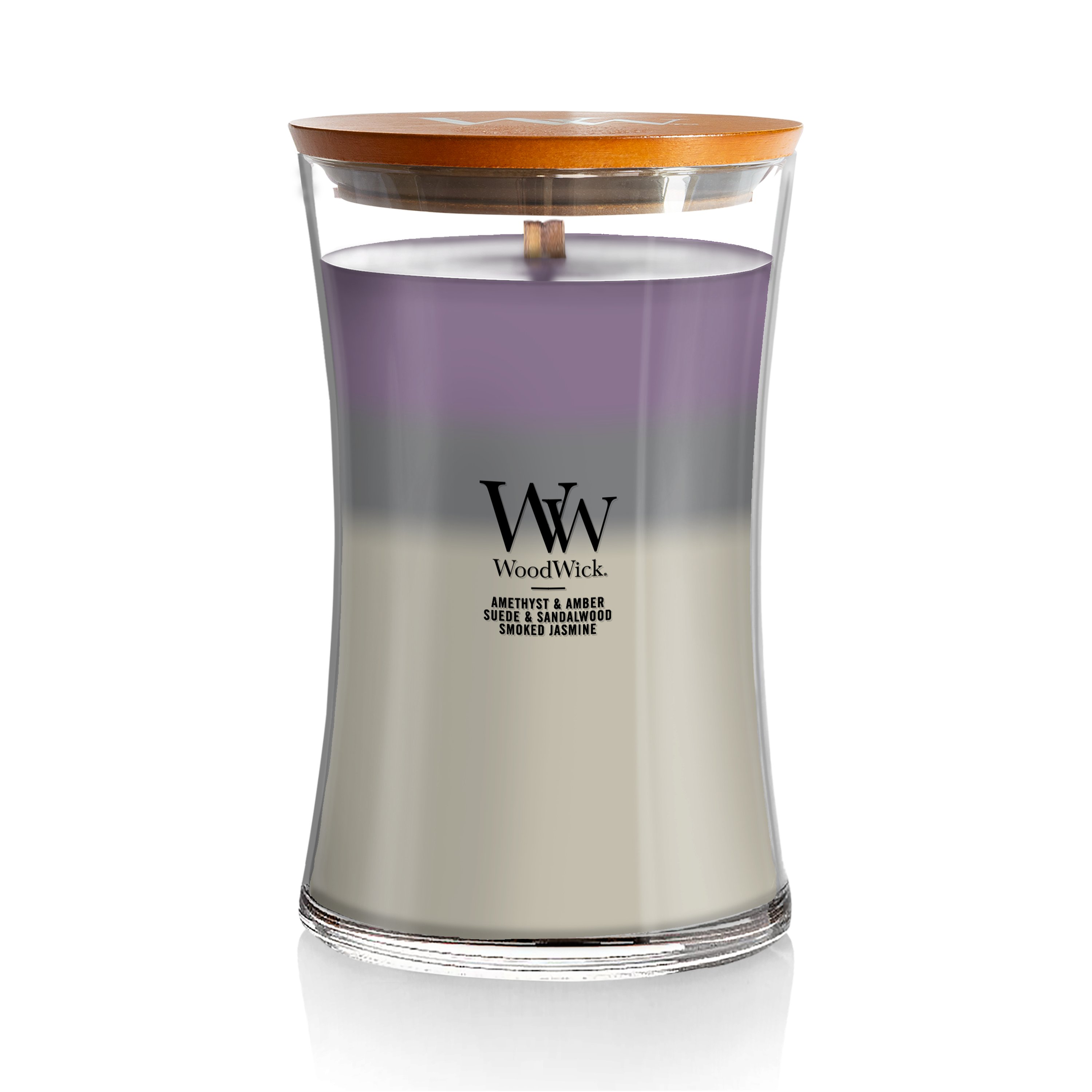 Amethyst Sky Trilogy WoodWick® Large Hourglass Trilogy Candle Large