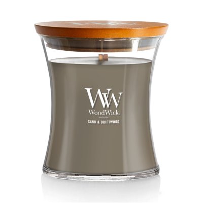 Smoked Walnut & Maple WoodWick® Large Hourglass Candle - Large