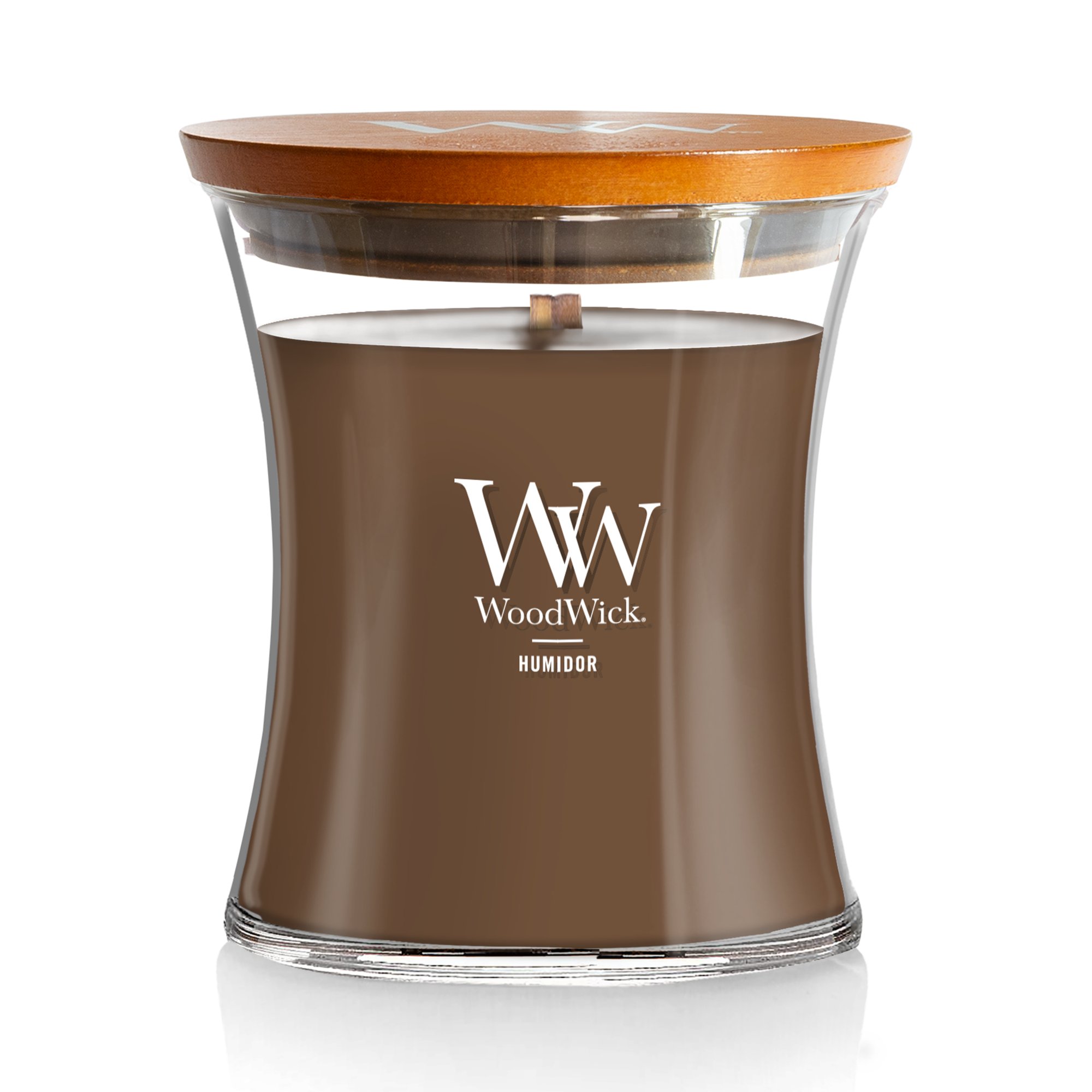 NEW WoodWick CASHMERE 10oz Medium Hourglass Shaped Jar Candle