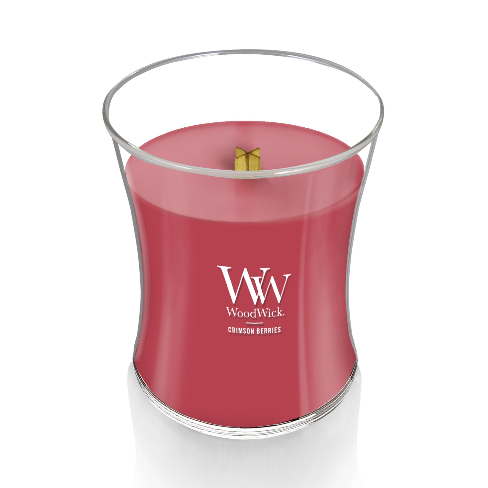 Crimson Berries WoodWick® Medium Hourglass Candle - Medium