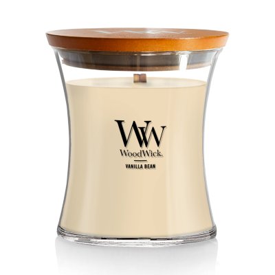 Candela profumata WoodWick LARGE HOURGLASS SANTAL MYRRH