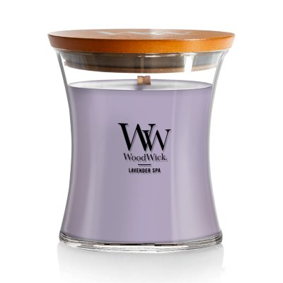 Candela a Clessidra Media Lavender Spa Woodwick – Mondo Verde Garden