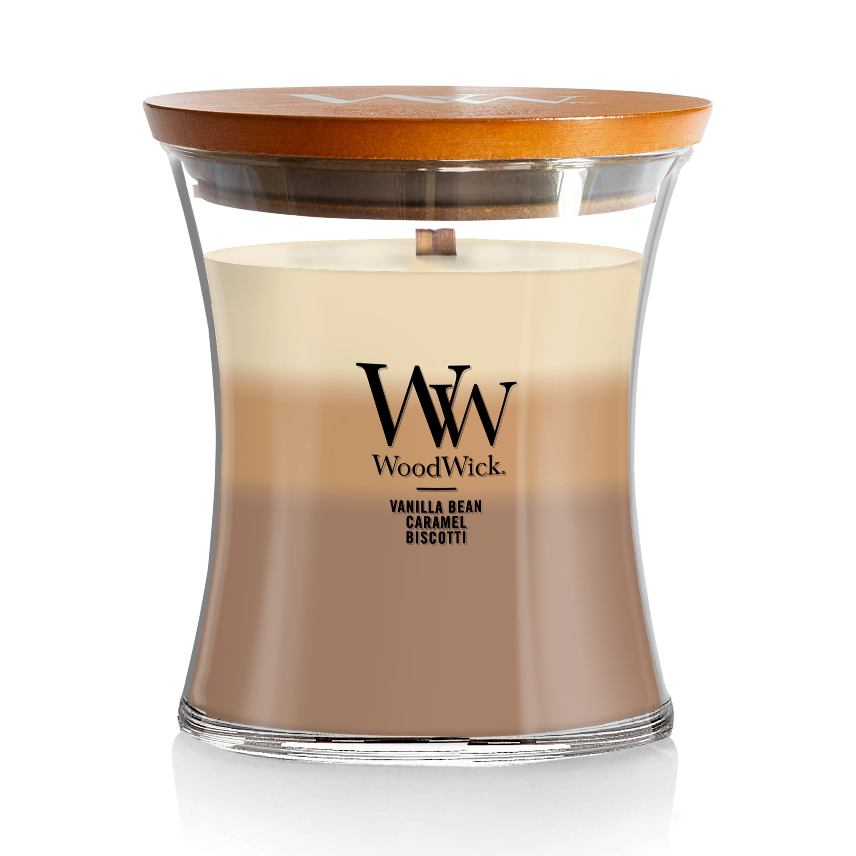 Café Sweets Trilogy WoodWick® Medium Hourglass Trilogy Candle Medium