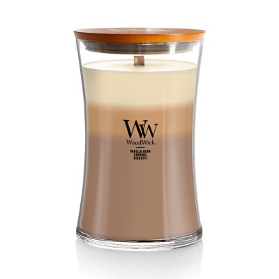 Bougie parfumée Woodwick Trilogy Ciel d'Améthyste - Cocoonly