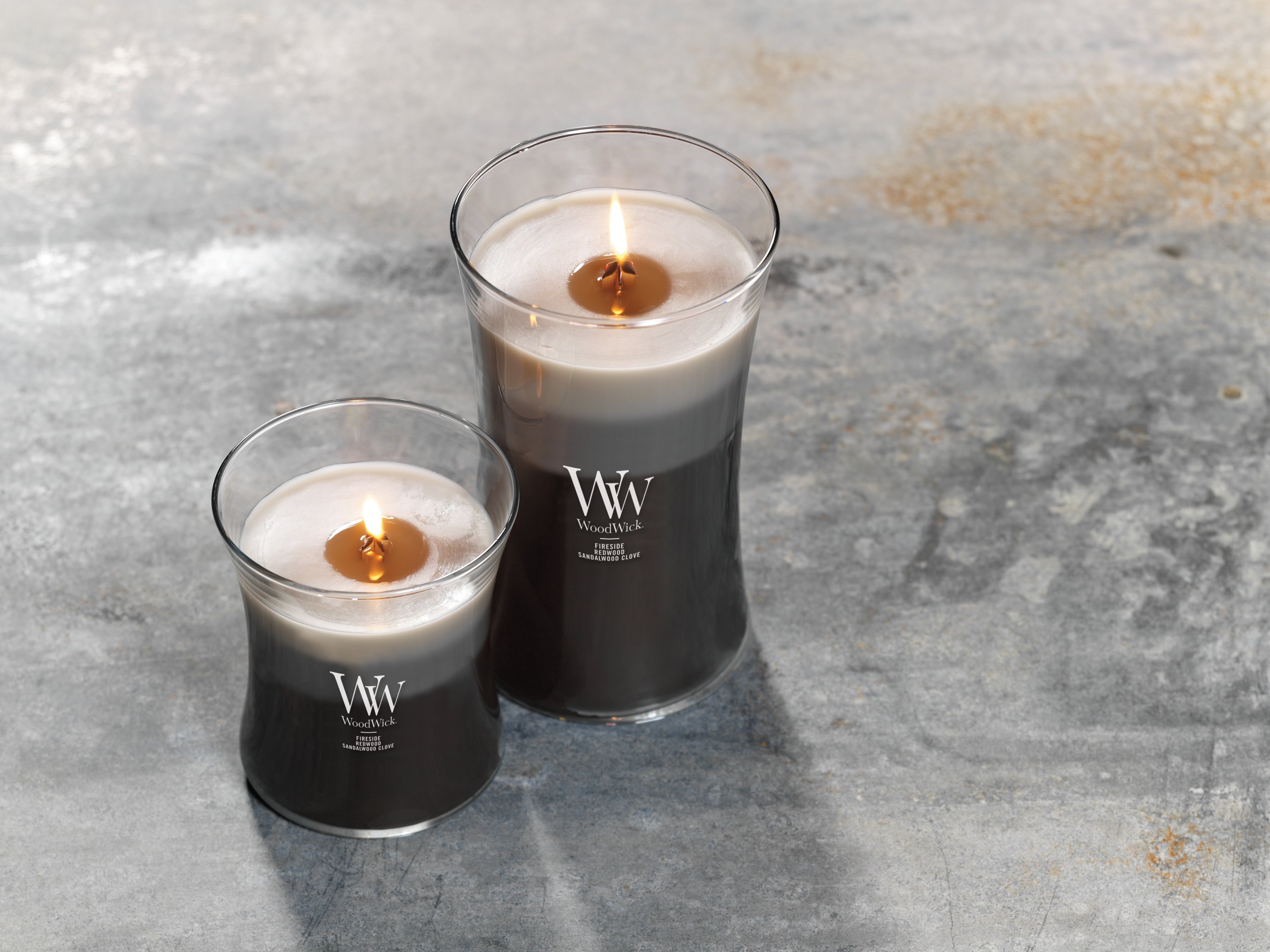Warm Woods Trilogy WoodWick® Large Hourglass Trilogy Candle