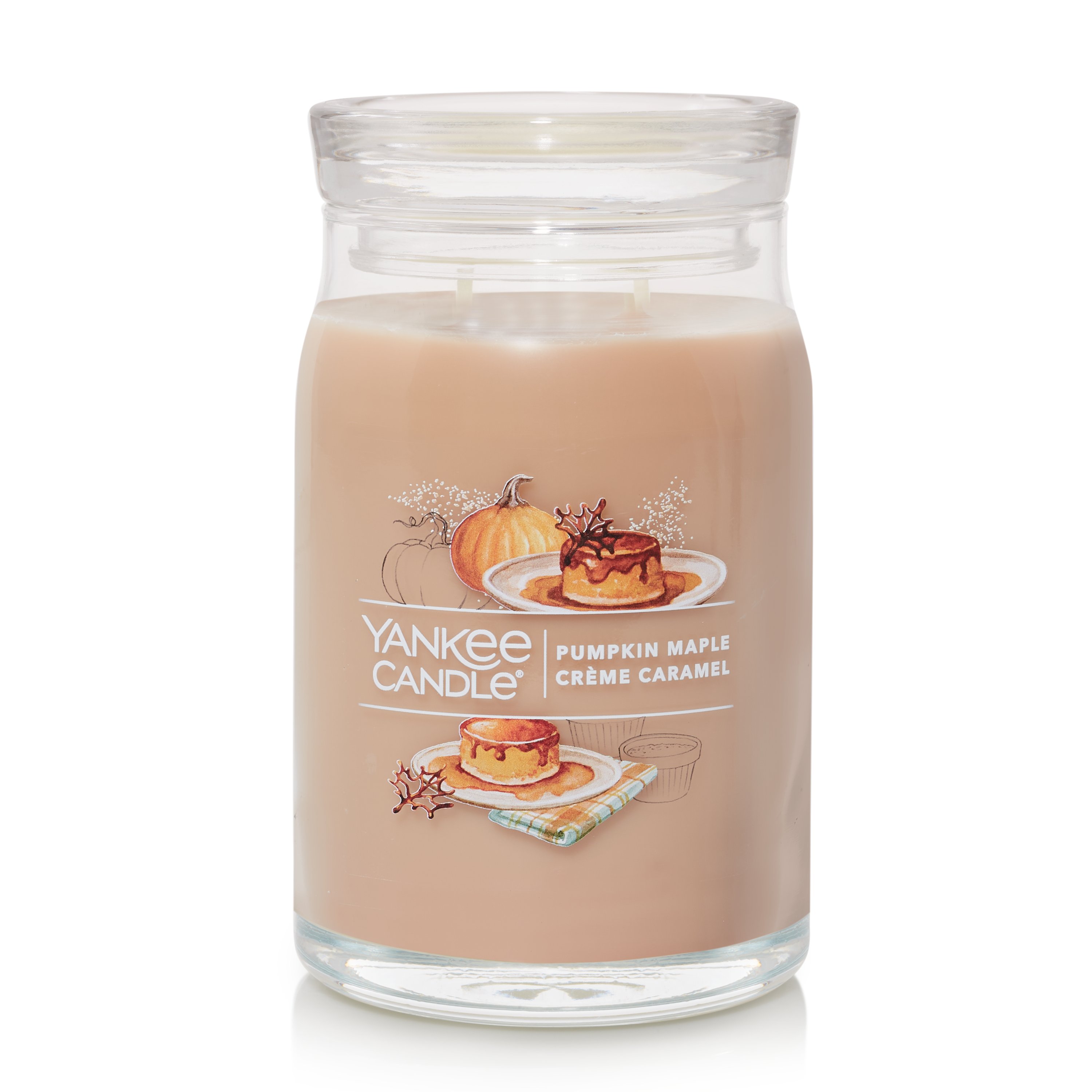 Pumpkin Maple Creme Caramel 20 oz. Signature Large Jar Candle ...