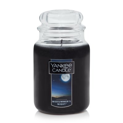 Yankee Candle Lilac Blossoms and MidSummer's Night Scented 22oz Large Jar  Candles (2-Pack)